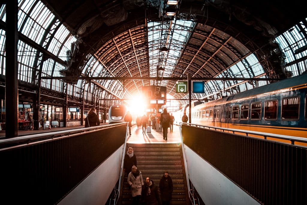 Station Amsterdam Centraal.
