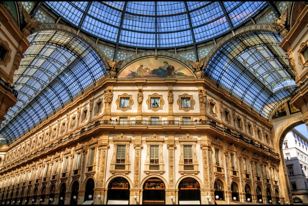 De Galleria Vittorio Emanuele in Milaan.